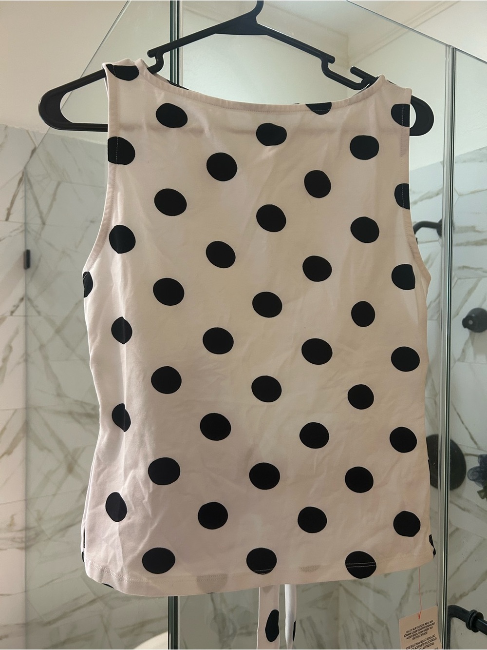 ASOS Sleeveless Polka Dot Top